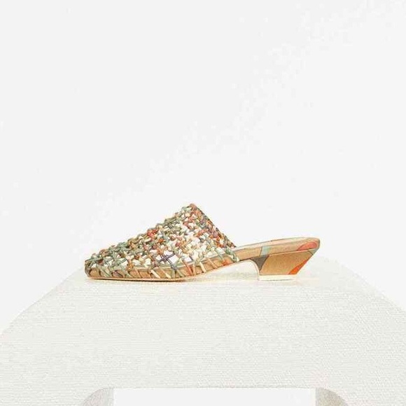 Cult Gaia Monica Silk Mules NWT - Picture 3 of 10